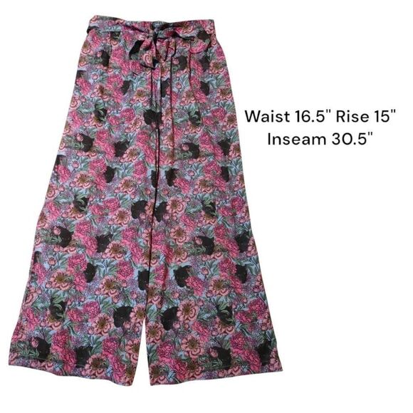 Evryday Jane Panther Print Top & Pant Set Sz Large - Picture 5 of 8